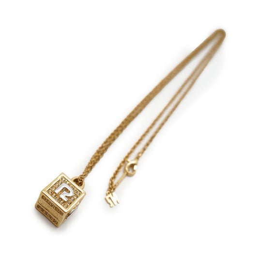 NR Dice Rhinestone Necklace