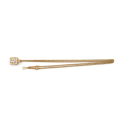 NR Dice Rhinestone Necklace