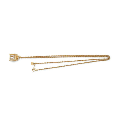NR Dice Rhinestone Necklace