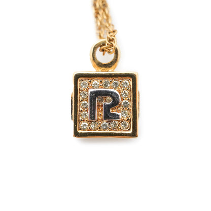 NR Dice Rhinestone Necklace