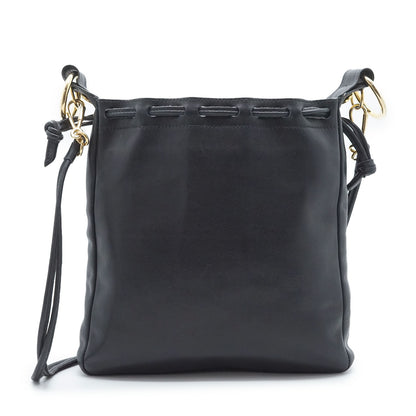 Vintage Drawstring Leather Shoulder Bag