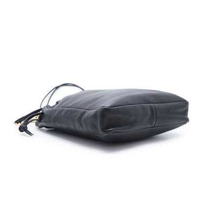 Vintage Drawstring Leather Shoulder Bag