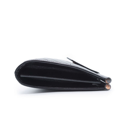 YSL Quilted Embossed Leather Clutch