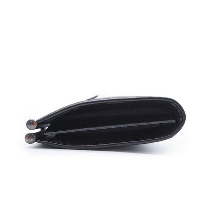 YSL Quilted Embossed Leather Clutch