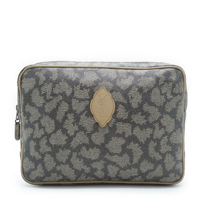 Vintage YSL Giraffe Print Clutch