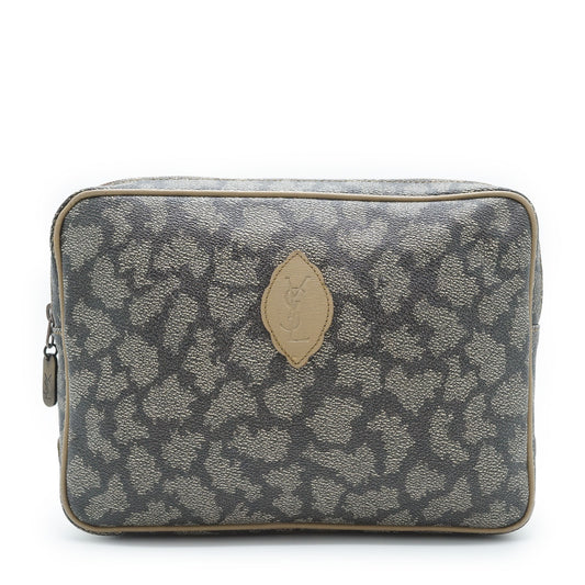 Vintage YSL Giraffe Print Clutch