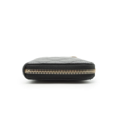 Camellia Zip Around Long Wallet