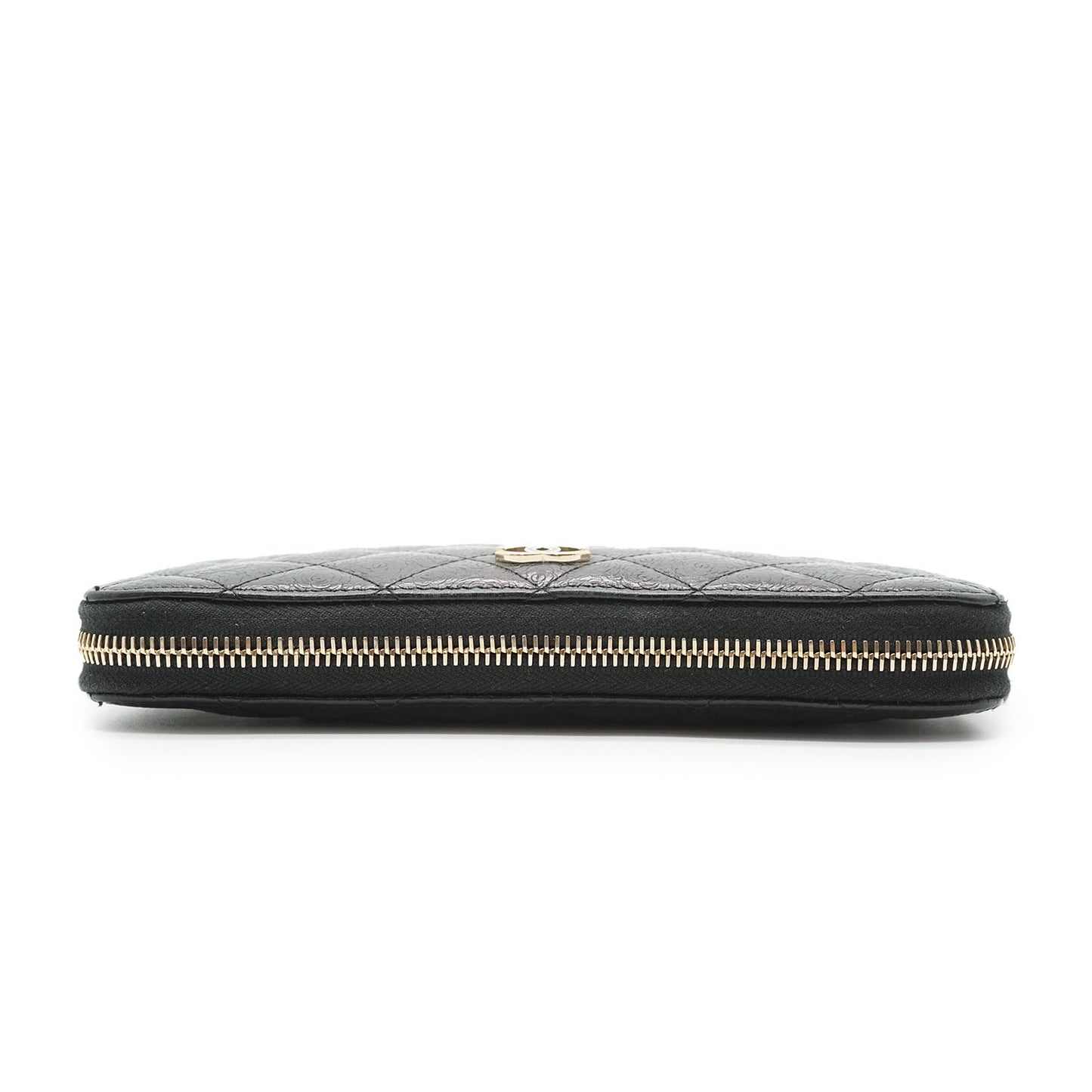 Camellia Zip Around Long Wallet