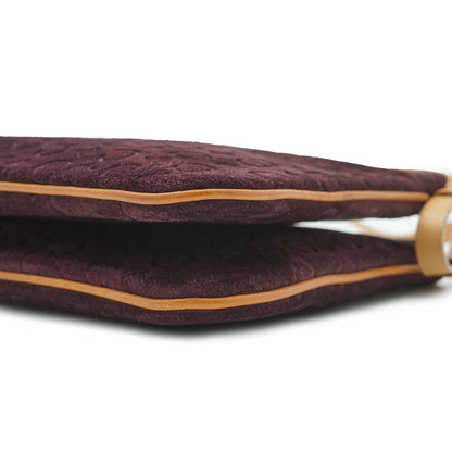 C Macadam Suede Duo Shoulder Pochette