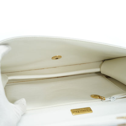 Vintage Leather Box Shoulder Bag