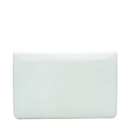 Vintage Leather Box Shoulder Bag