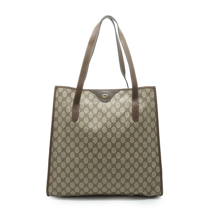 Vintage GG Supreme Accessory Collection Coated Canvas Vertical Tote