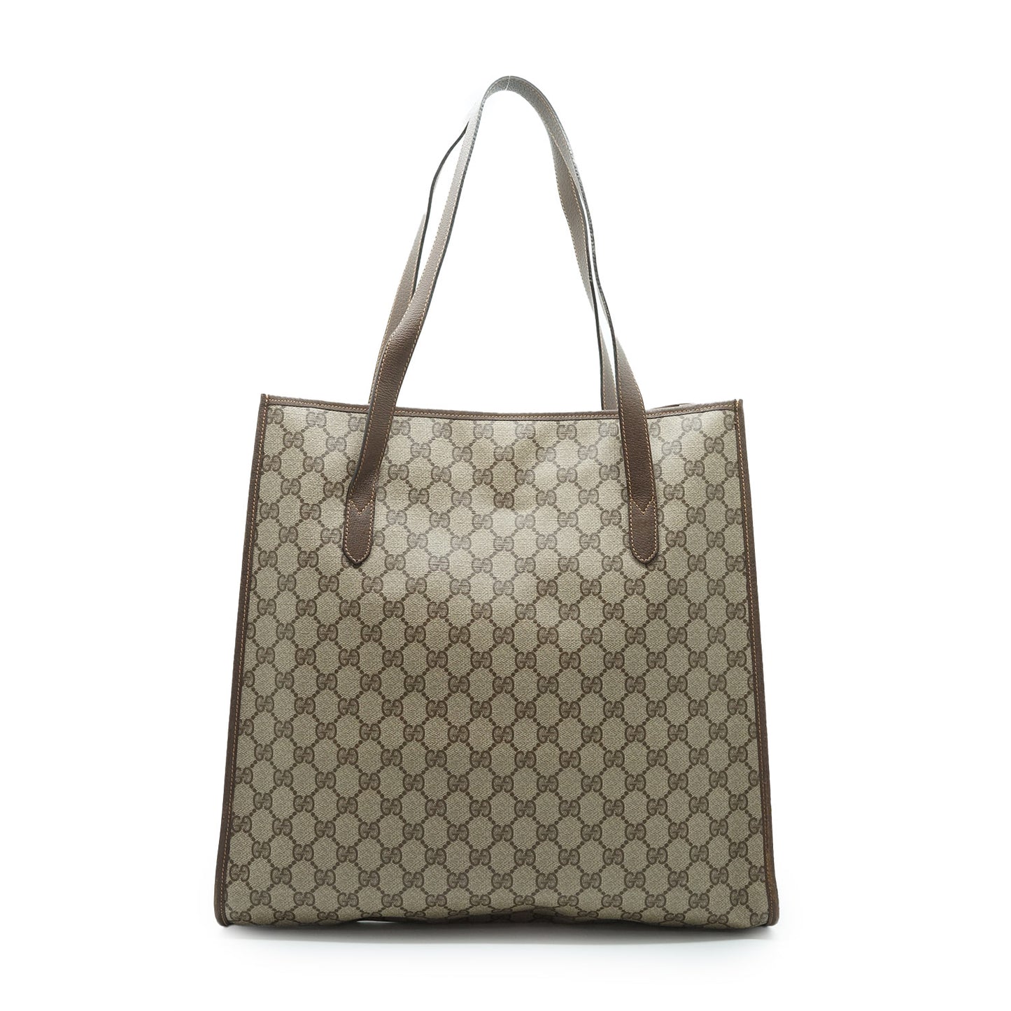 Vintage GG Supreme Accessory Collection Coated Canvas Vertical Tote