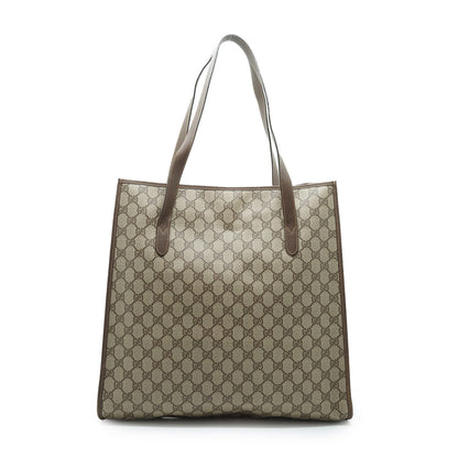 Vintage GG Supreme Accessory Collection Coated Canvas Vertical Tote