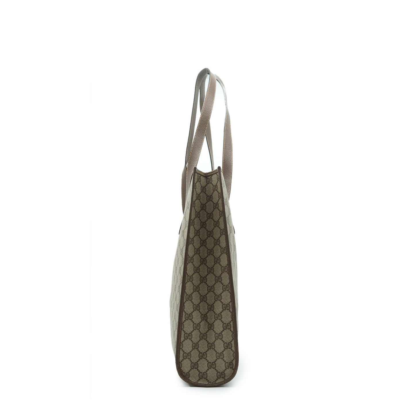 Vintage GG Supreme Accessory Collection Coated Canvas Vertical Tote