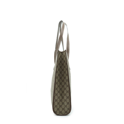 Vintage GG Supreme Accessory Collection Coated Canvas Vertical Tote