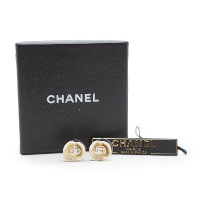 CC Logo Camellia Earrings GP