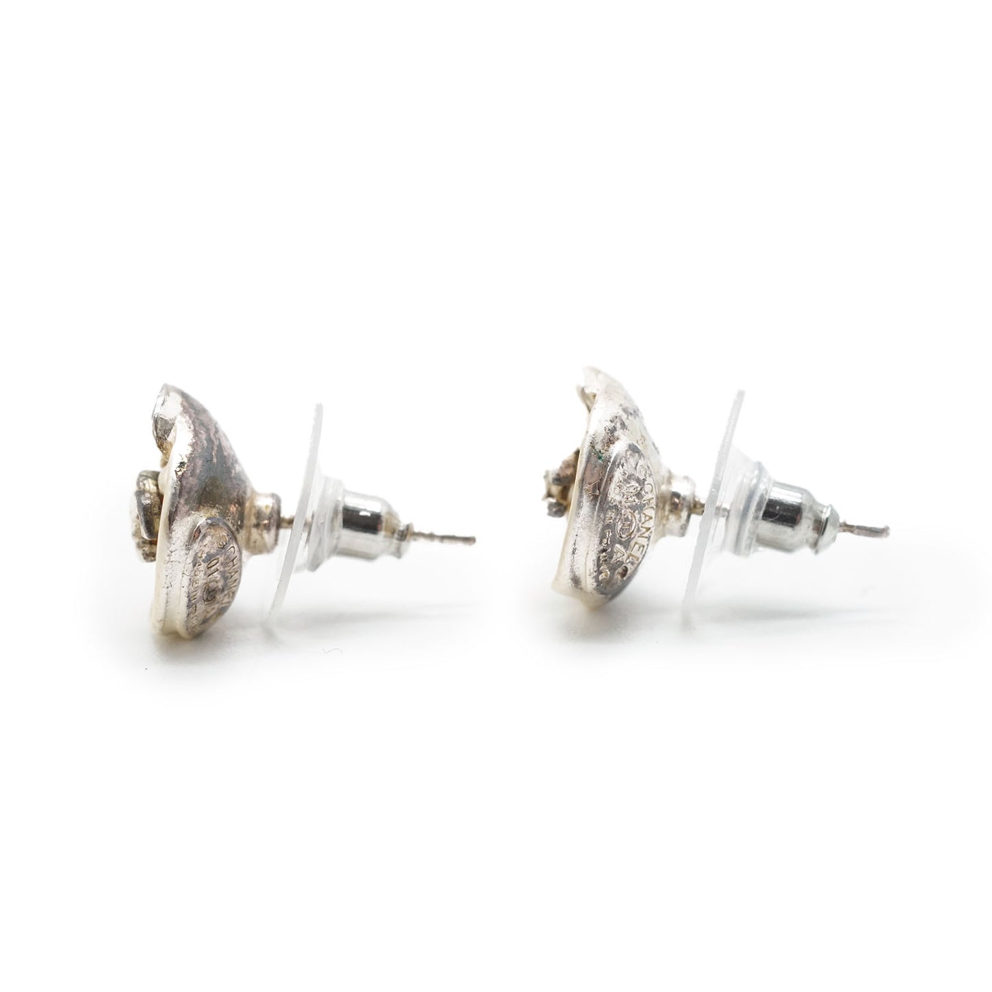 CC Logo Camellia Earrings GP