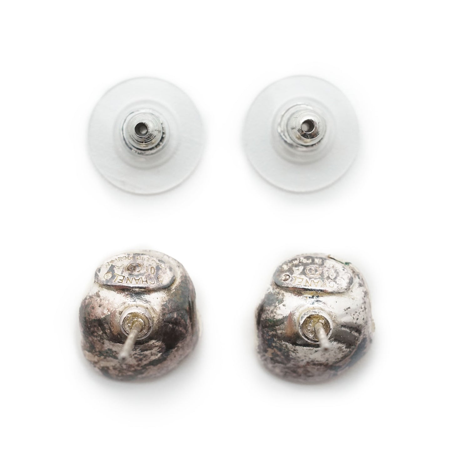 CC Logo Camellia Earrings GP