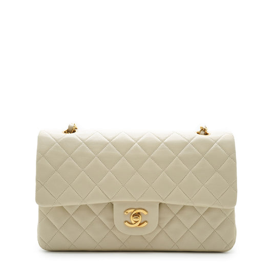 Lambskin Matelasse 25 Classic Double Flap Chain Shoulder Bag