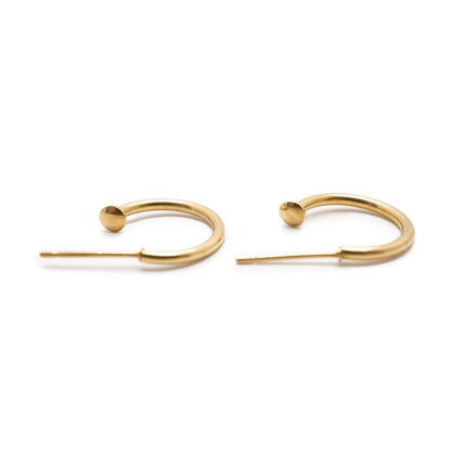 Coco Mark Pearl Hoop Earrings