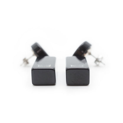 CC Logo Bicolor Pendant Earrings