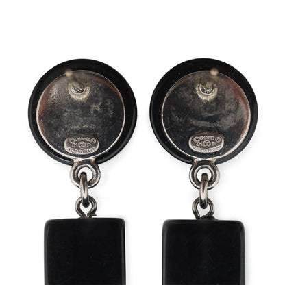 CC Logo Bicolor Pendant Earrings