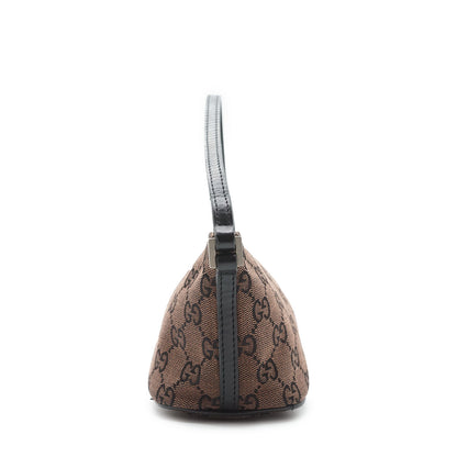 GG Canvas Boat Pochette
