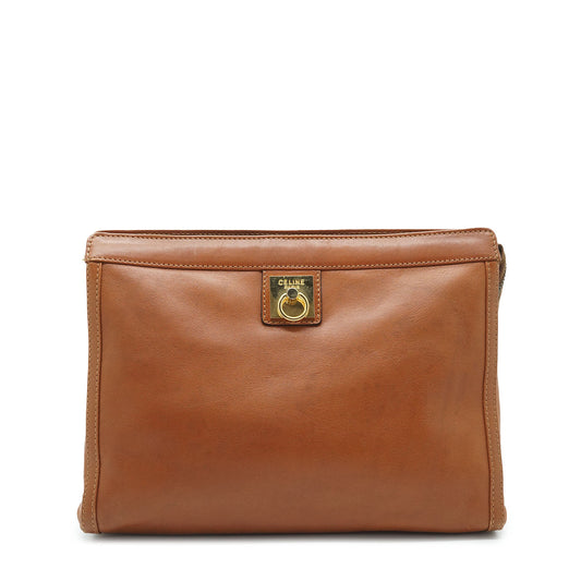 Vintage Leather Clutch