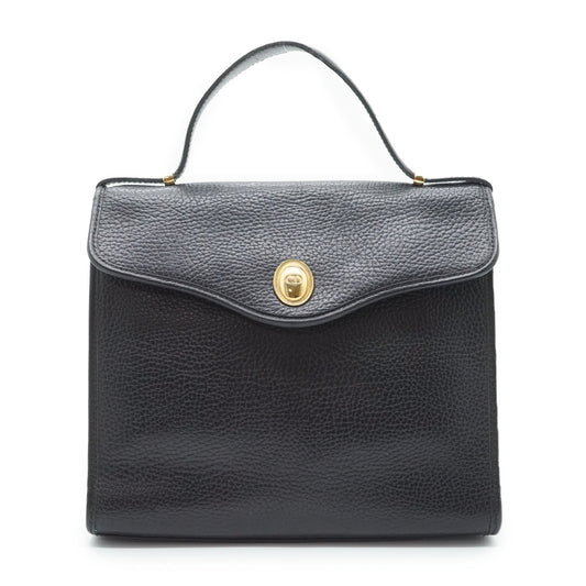 CD Logo Vintage Square Box Top Handle Bag