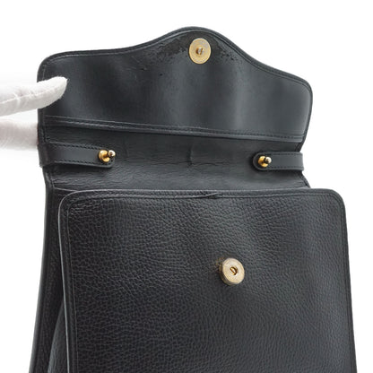 CD Logo Vintage Square Box Top Handle Bag