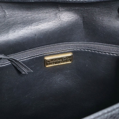 CD Logo Vintage Square Box Top Handle Bag