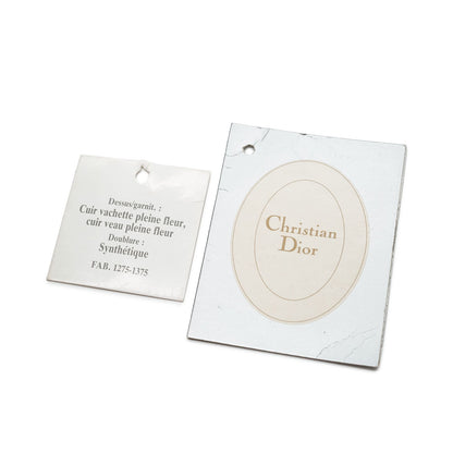 CD Logo Vintage Square Box Top Handle Bag