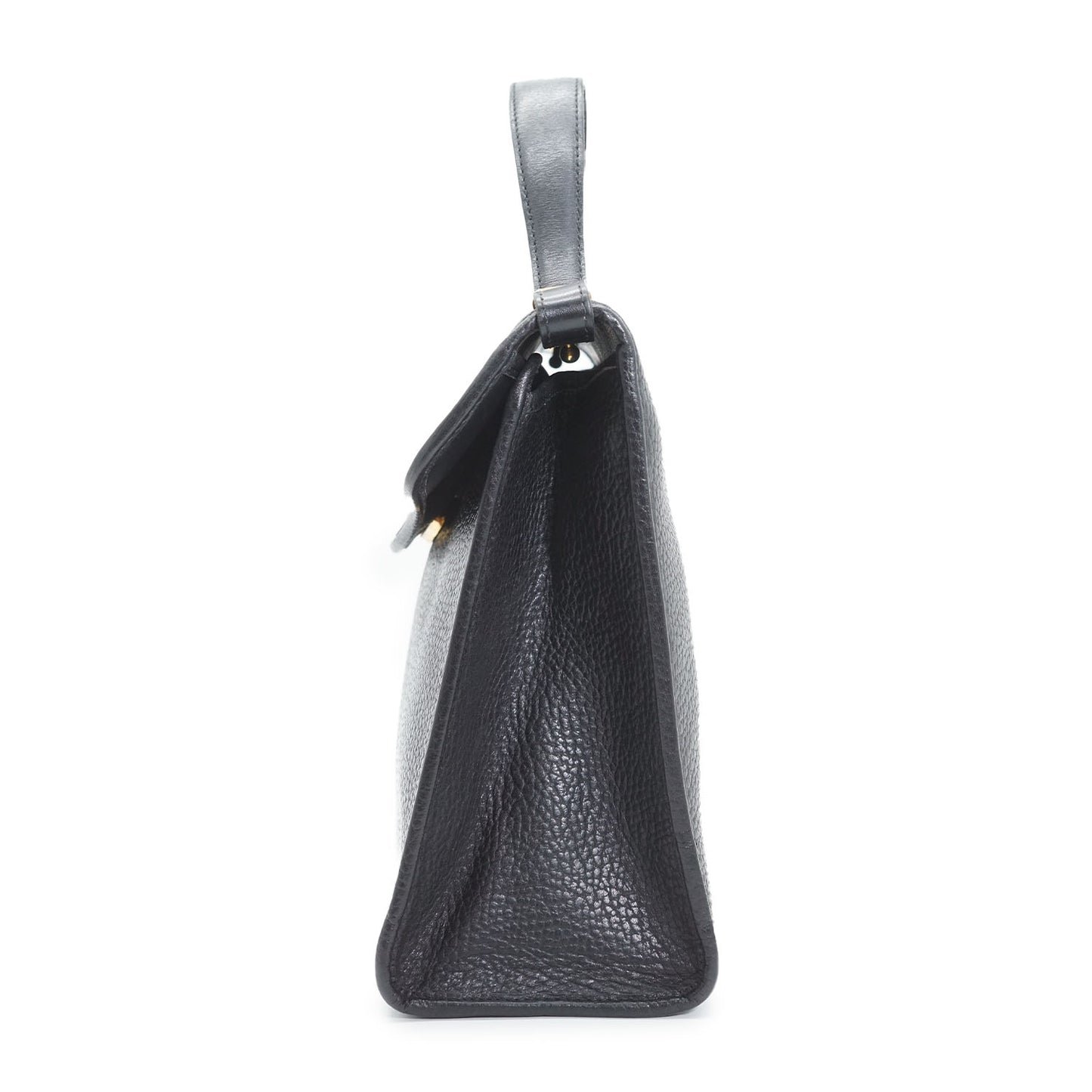 CD Logo Vintage Square Box Top Handle Bag