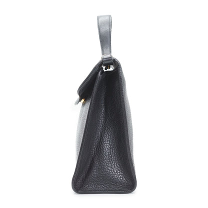 CD Logo Vintage Square Box Top Handle Bag
