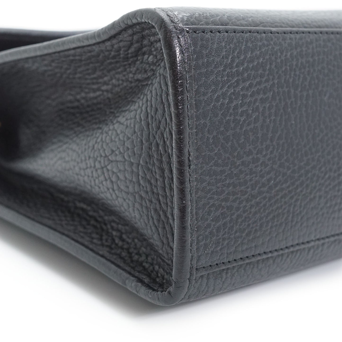 CD Logo Vintage Square Box Top Handle Bag