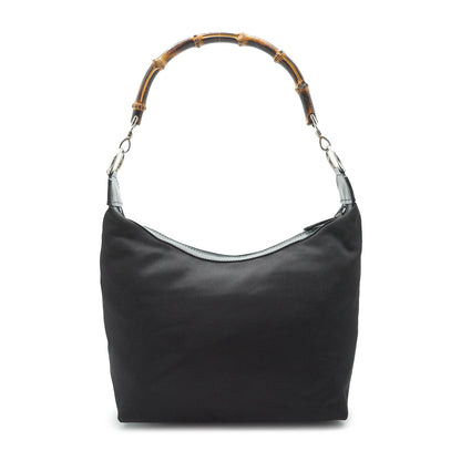 Bamboo Nylon Hobo Bag