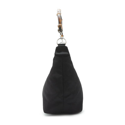 Bamboo Nylon Hobo Bag