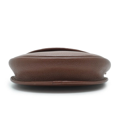 Vintage Rounded Flap Crossbody Bag