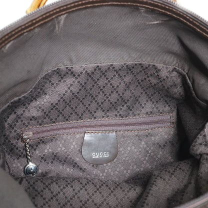 Vintage Bamboo Nylon Vertical Tote