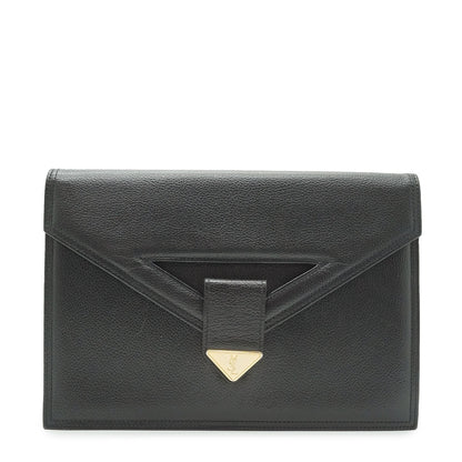 YSL Vintage Cut-out Envelope Clutch