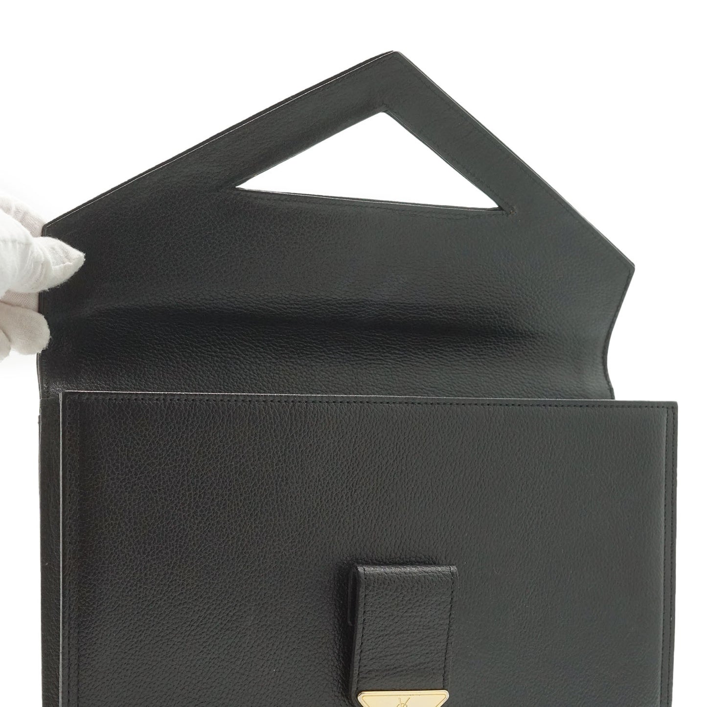 YSL Vintage Cut-out Envelope Clutch