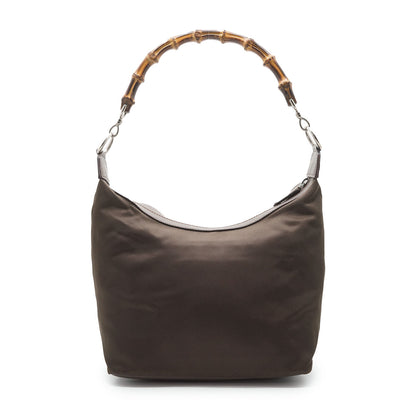 Bamboo Nylon Hobo Bag