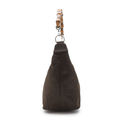 Bamboo Nylon Hobo Bag