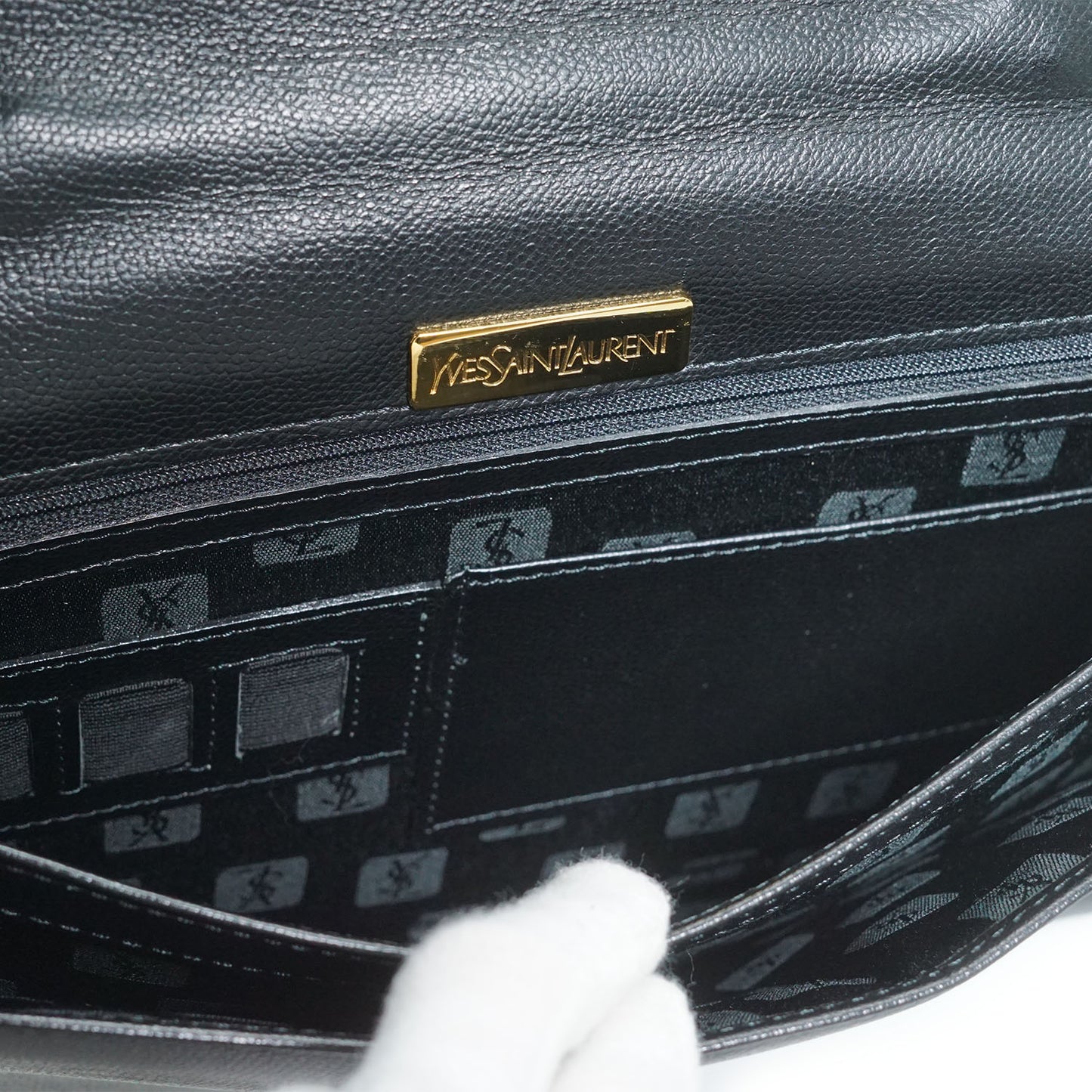 YSL Lock Clutch Bag