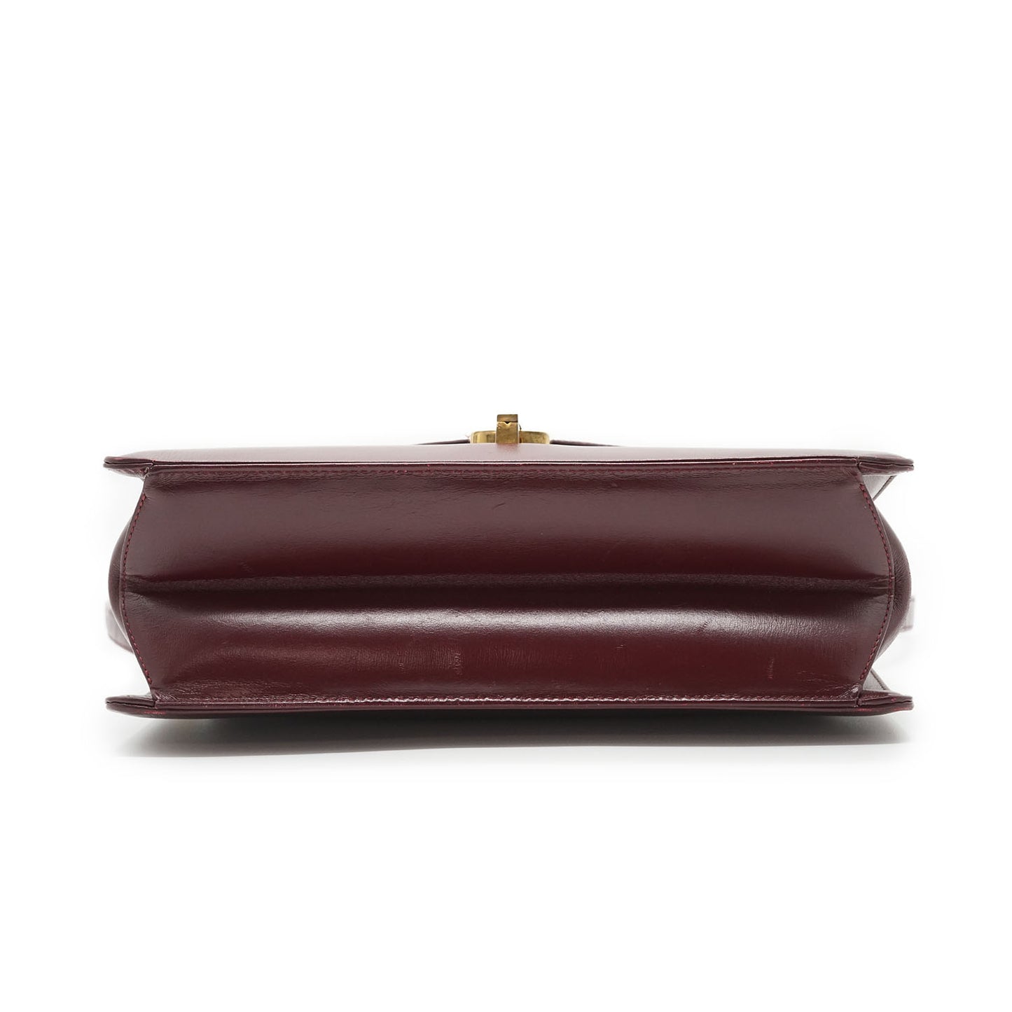 Vintage Leather Shoulder Bag with Coin Case