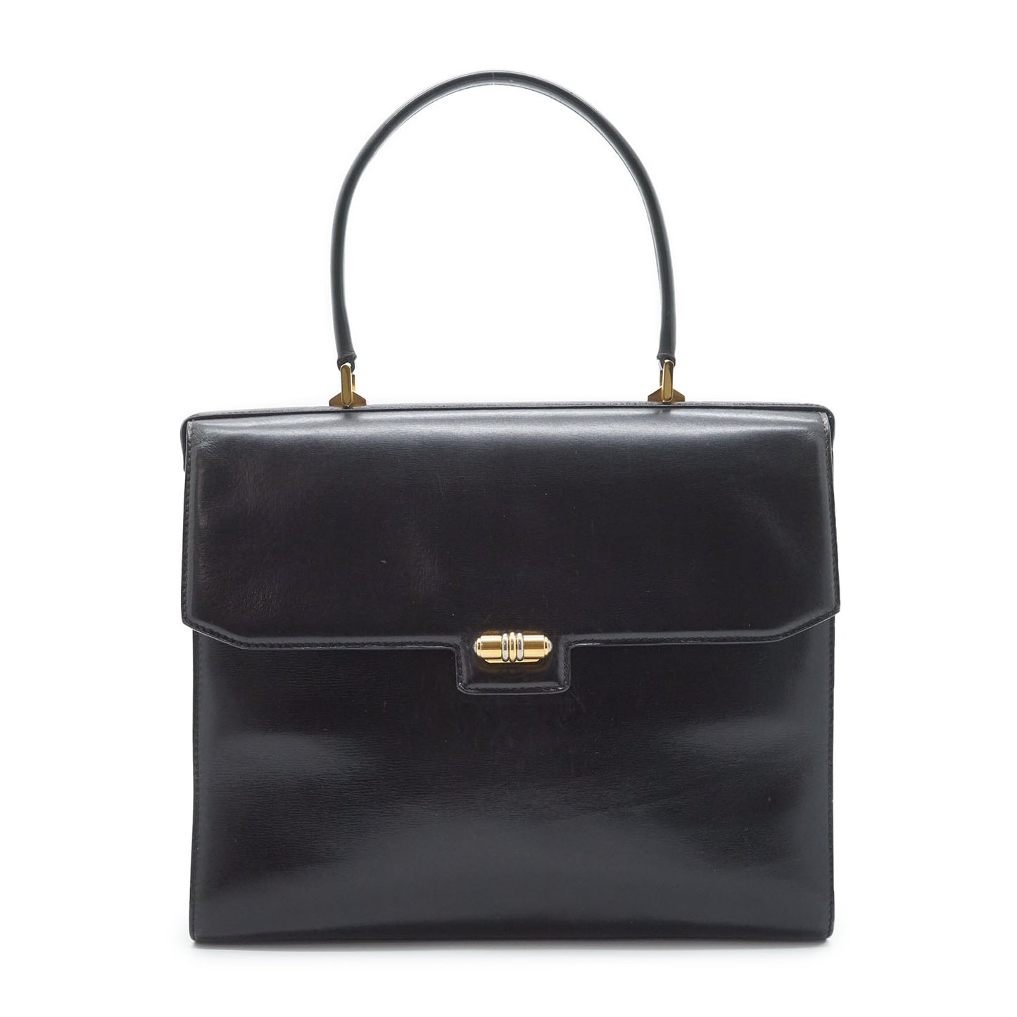 Vintage Square Box Top Handle Bag
