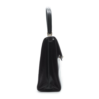 Vintage Square Box Top Handle Bag