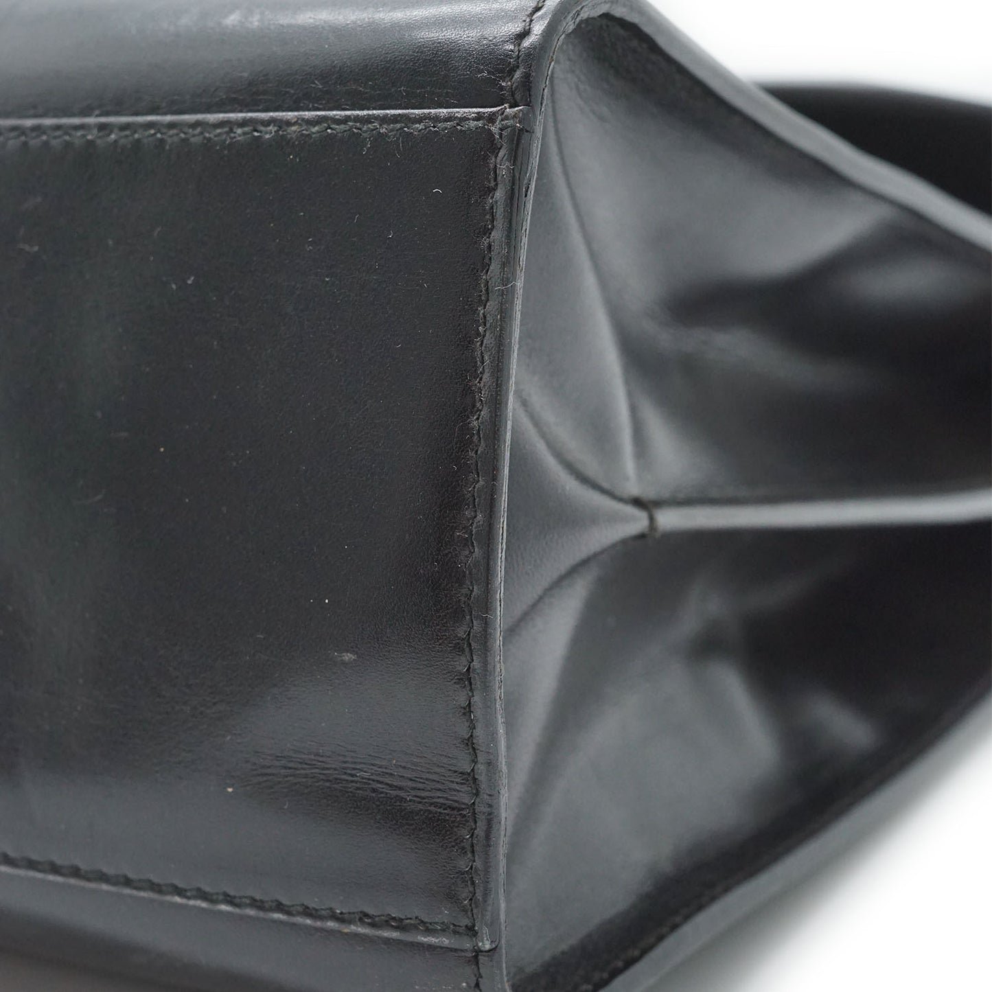 Vintage Square Box Top Handle Bag