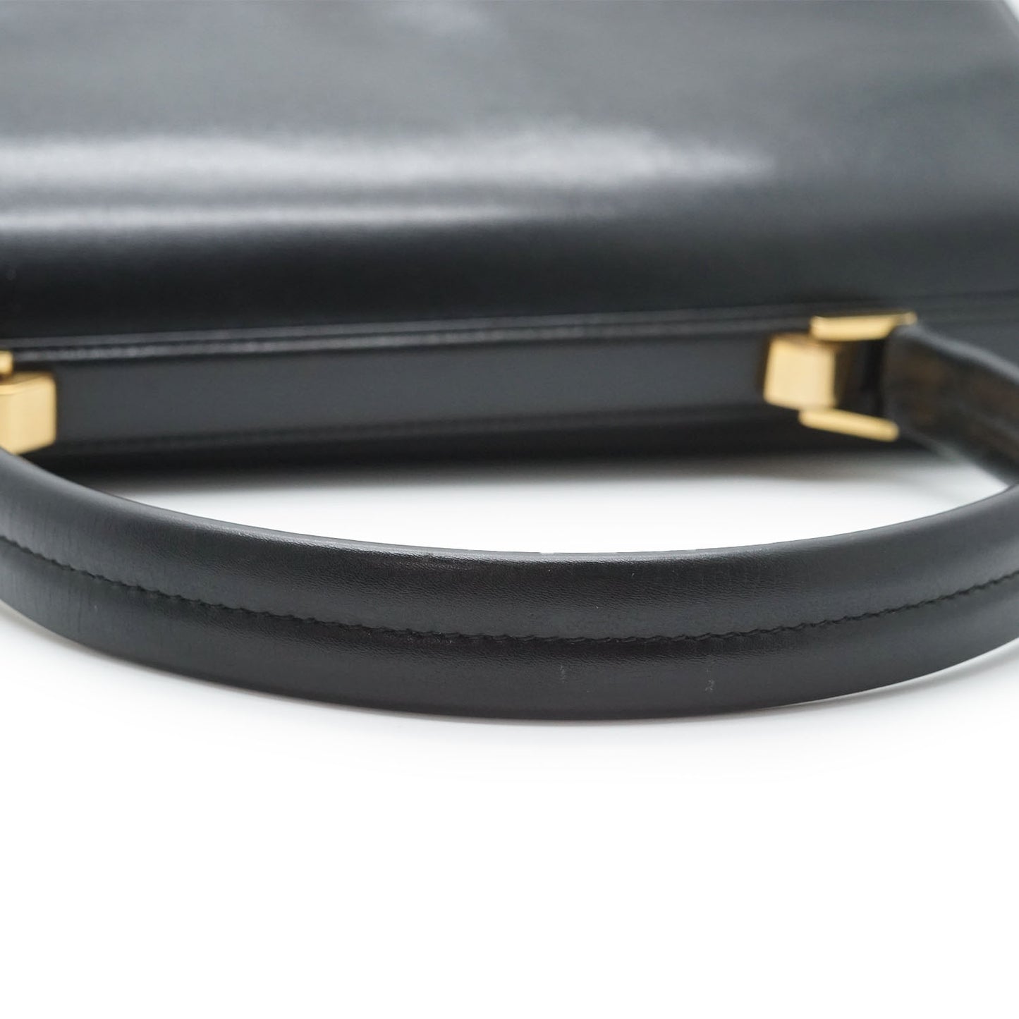 Vintage Square Box Top Handle Bag